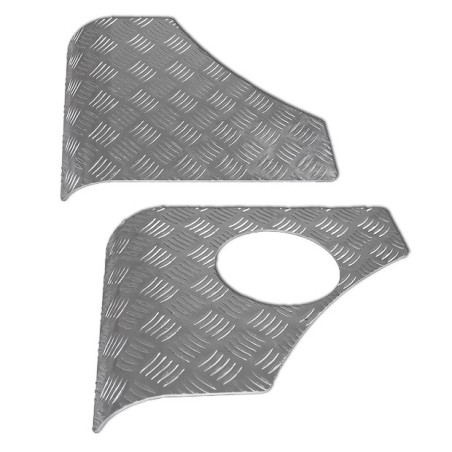 Chequer plate rear corners
