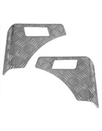 Chequer plate front corners