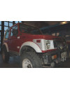 Front corner guard fitted to the wing of a Suzuki SJ