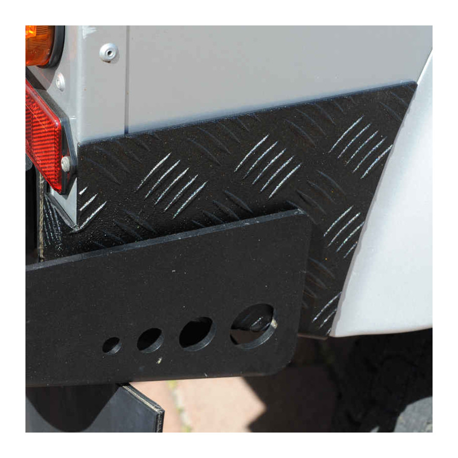 Kit Protezioni Cantonali Posteriori Defender 90/110 | Alluminio 3 mm