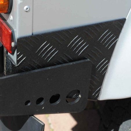 Kit Protezioni Cantonali Posteriori Defender 90/110 | Alluminio 3 mm