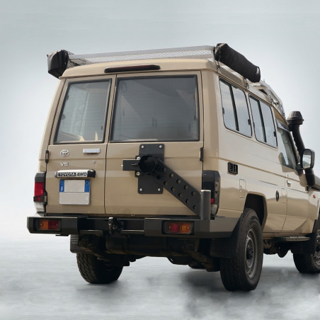 Paraurti Posteriore con Cantonali Allungati per Toyota Land Cruiser 76 / 78 Series (2007+) | MG Off Road