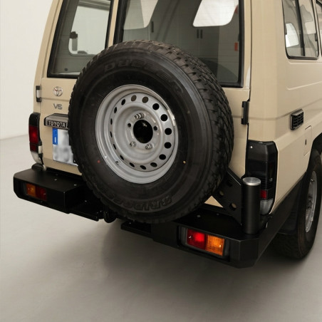 Paraurti Posteriore con Cantonali Allungati per Toyota Land Cruiser 76 / 78 Series (2007+) | MG Off Road
