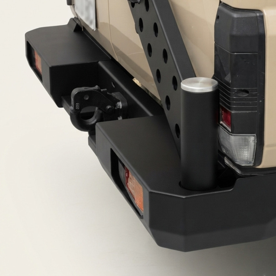 Paraurti Posteriore con Cantonali Allungati per Toyota Land Cruiser 76 / 78 Series (2007+) | MG Off Road