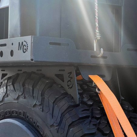 Piattaforma per Ruota di Scorta Overland in Acciaio | Made in Italy, EU