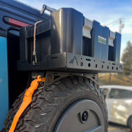 Piattaforma per Ruota di Scorta Overland in Acciaio | Made in Italy, EU